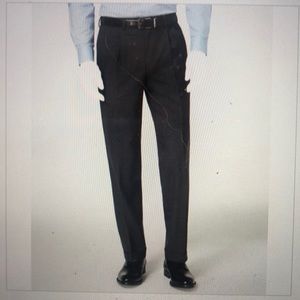 Ralph Lauren Total Comfort Wool charcoal gray trousers